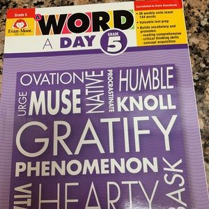 Word a day book for grade 5